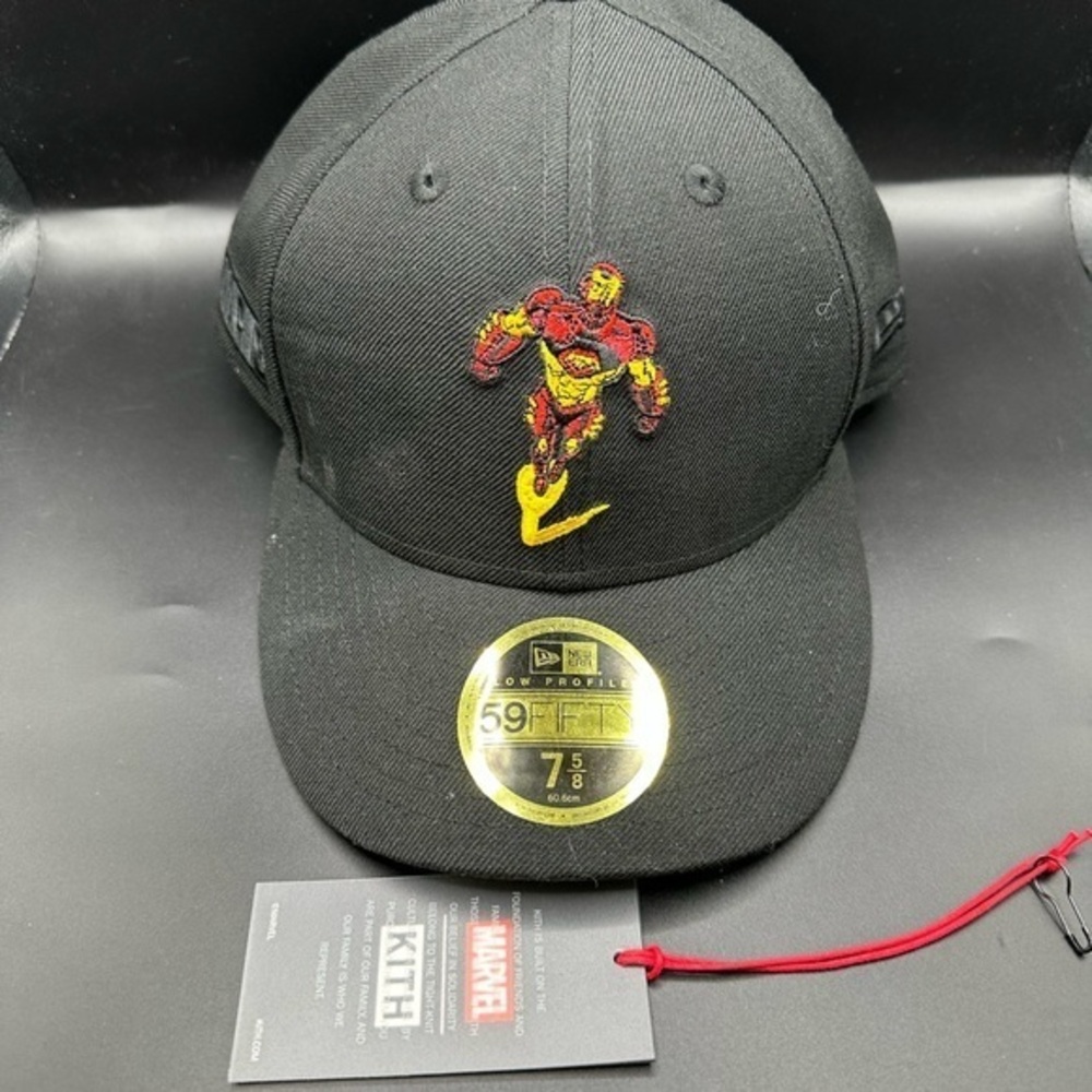 Kith x New Era x Marvel Black Iron Man Hat